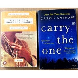 Bestseller Book Lot Carry the One &‎ Strand of a Thousand Pearls Paperback Novel